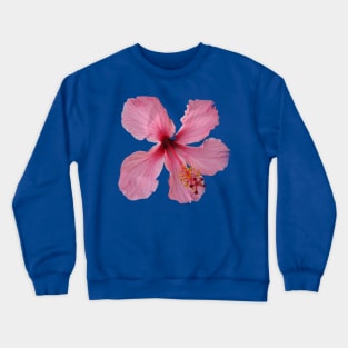 Pink Hibiscus  flower Crewneck Sweatshirt